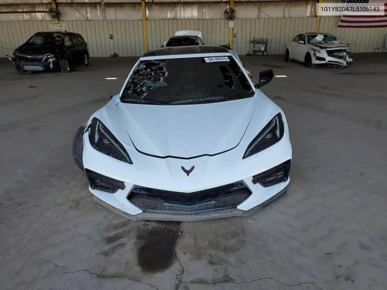 2020 Chevrolet Corvette Stingray 3Lt VIN: 1G1Y82D47L5106143 Lot: 54145415