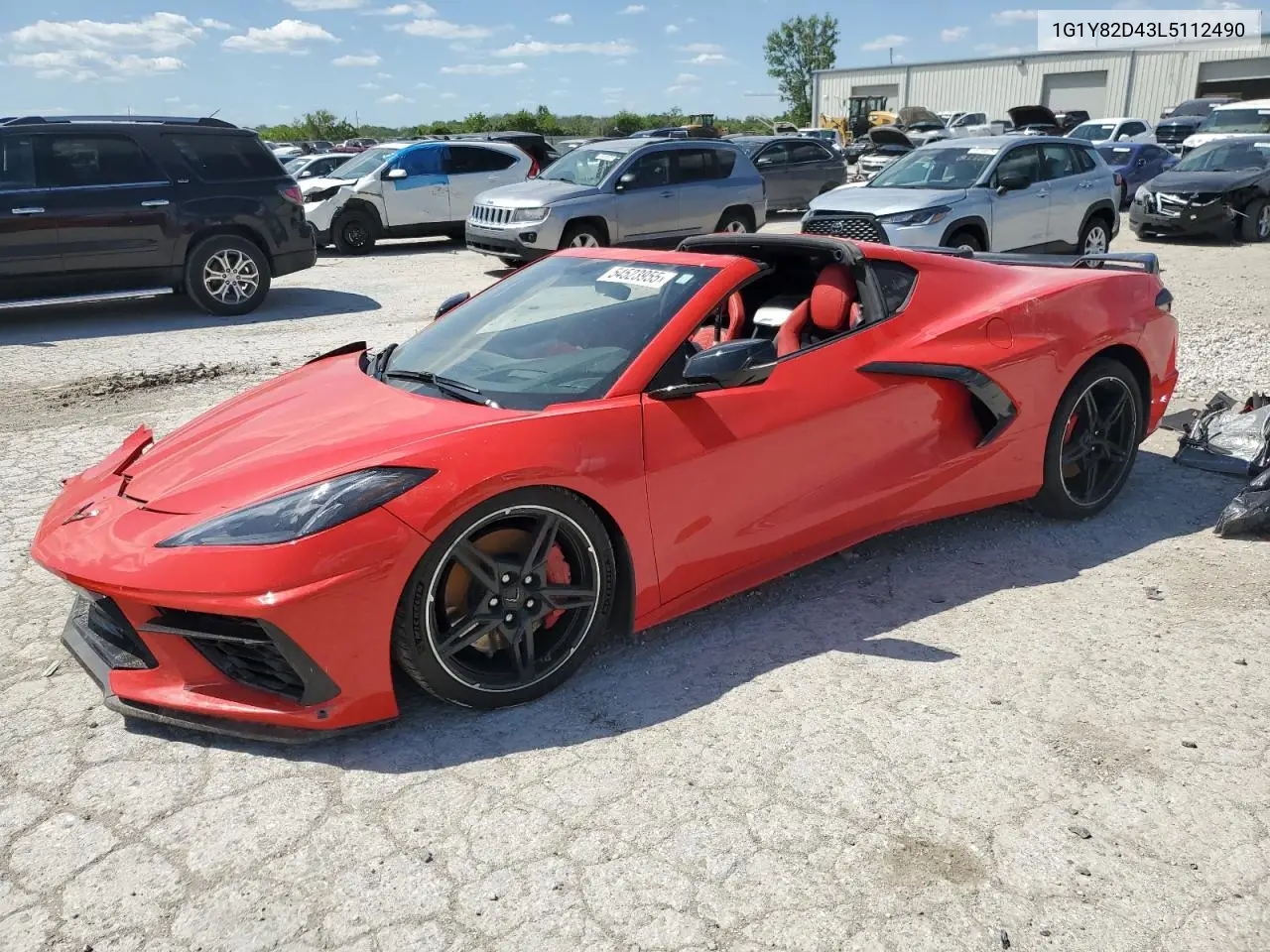 2020 Chevrolet Corvette Stingray 3Lt VIN: 1G1Y82D43L5112490 Lot: 54523955