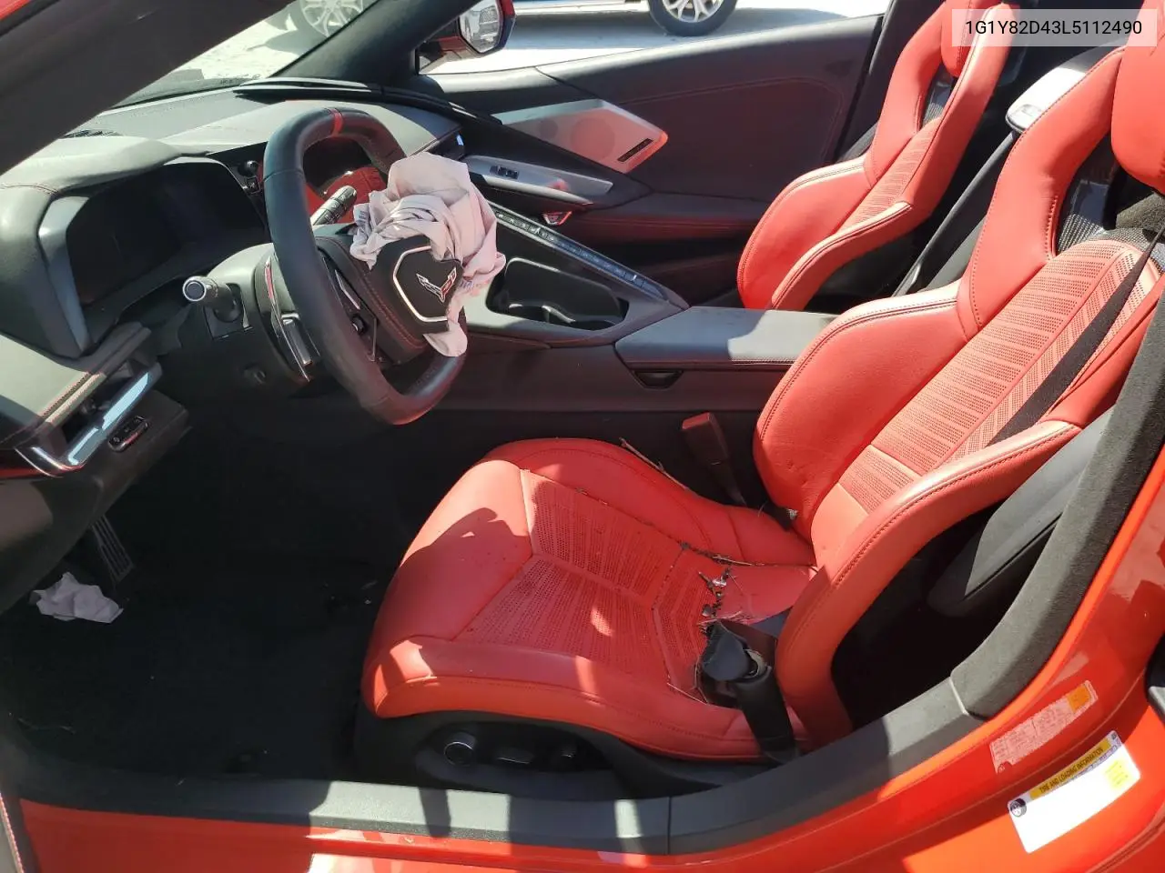 2020 Chevrolet Corvette Stingray 3Lt VIN: 1G1Y82D43L5112490 Lot: 54523955