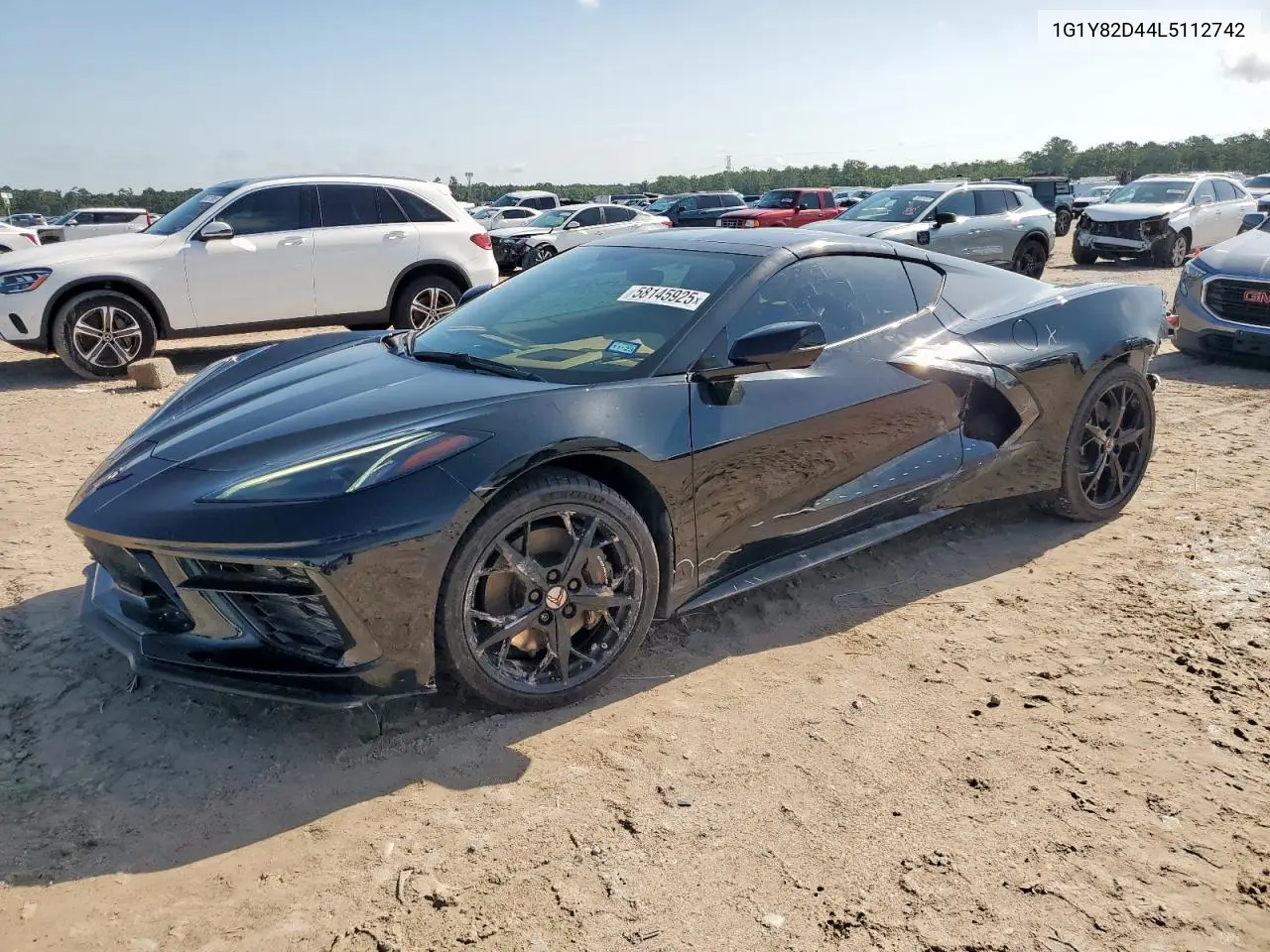 2020 Chevrolet Corvette Stingray 3Lt VIN: 1G1Y82D44L5112742 Lot: 58145925