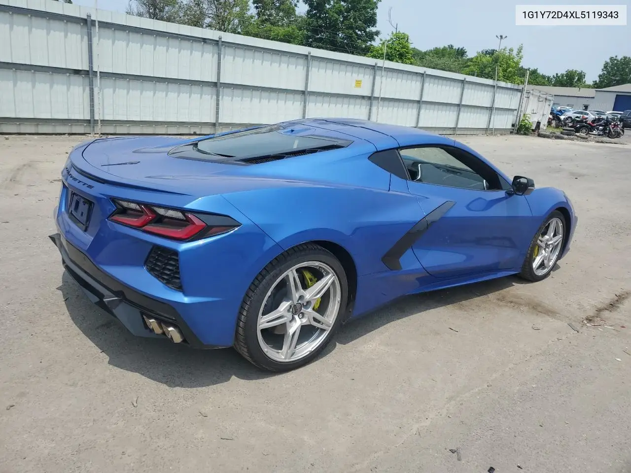 2020 Chevrolet Corvette Stingray 2Lt VIN: 1G1Y72D4XL5119343 Lot: 60472335