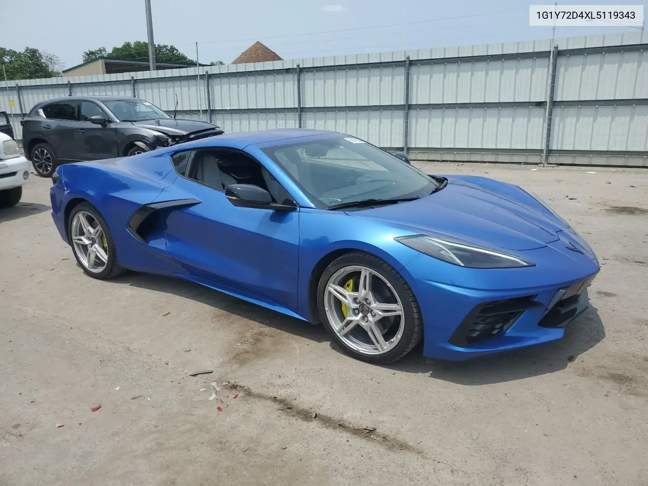 2020 Chevrolet Corvette Stingray 2Lt VIN: 1G1Y72D4XL5119343 Lot: 60472335