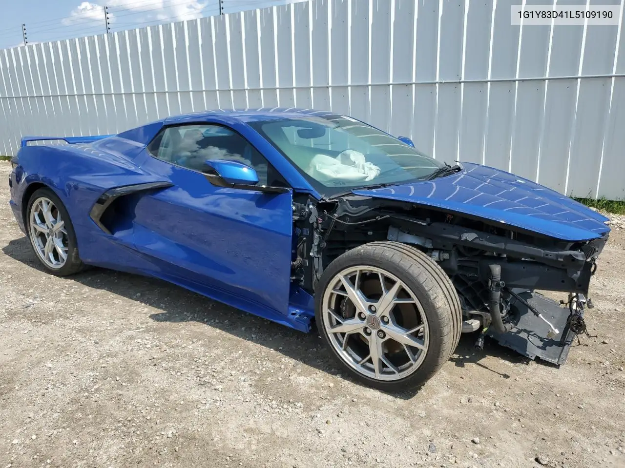 2020 Chevrolet Corvette Stingray 3Lt VIN: 1G1Y83D41L5109190 Lot: 60976365