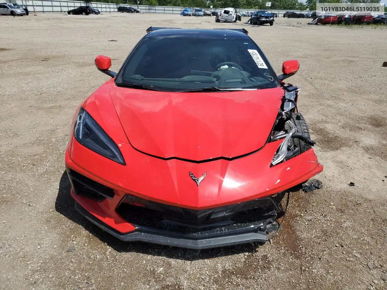 2020 Chevrolet Corvette Stingray 3Lt VIN: 1G1Y83D46L5119035 Lot: 62114785