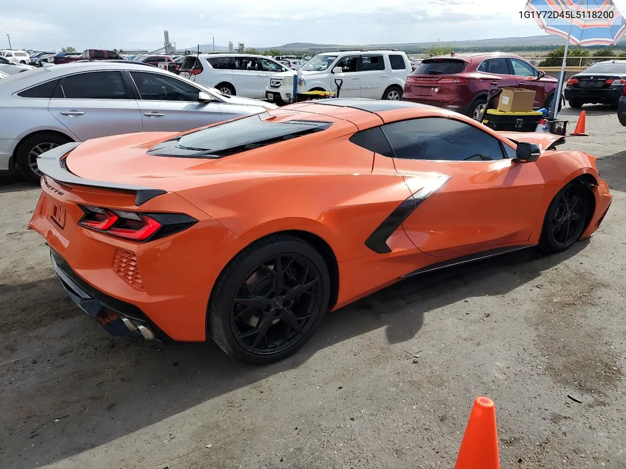 2020 Chevrolet Corvette Stingray 2Lt VIN: 1G1Y72D45L5118200 Lot: 62856975