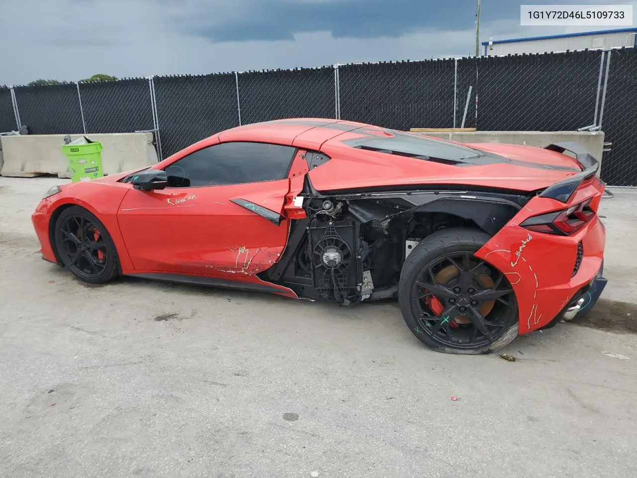 2020 Chevrolet Corvette Stingray 2Lt VIN: 1G1Y72D46L5109733 Lot: 64547425