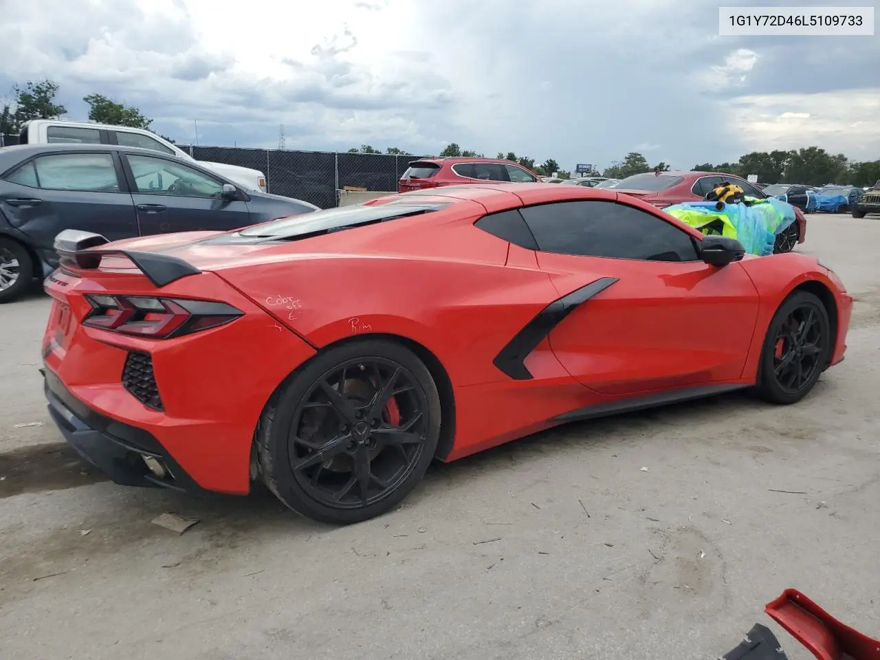 2020 Chevrolet Corvette Stingray 2Lt VIN: 1G1Y72D46L5109733 Lot: 64547425