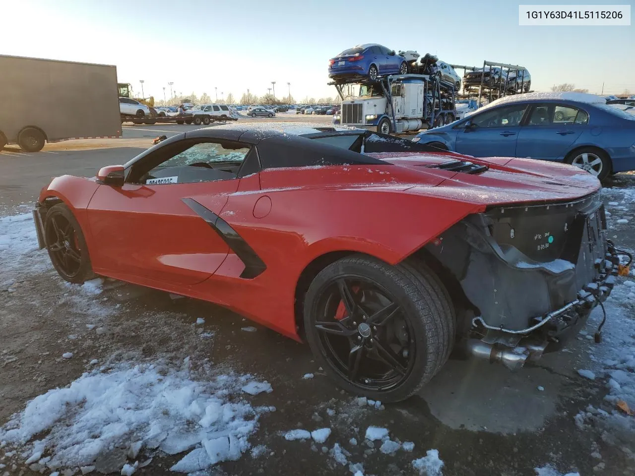 2020 Chevrolet Corvette Stingray 1Lt VIN: 1G1Y63D41L5115206 Lot: 88135025