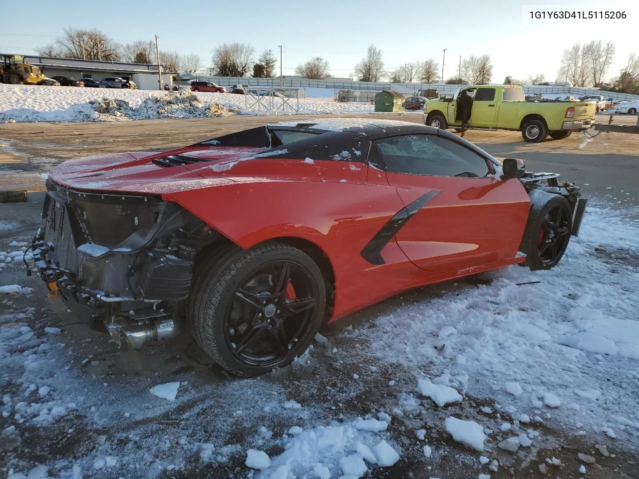 2020 Chevrolet Corvette Stingray 1Lt VIN: 1G1Y63D41L5115206 Lot: 88135025