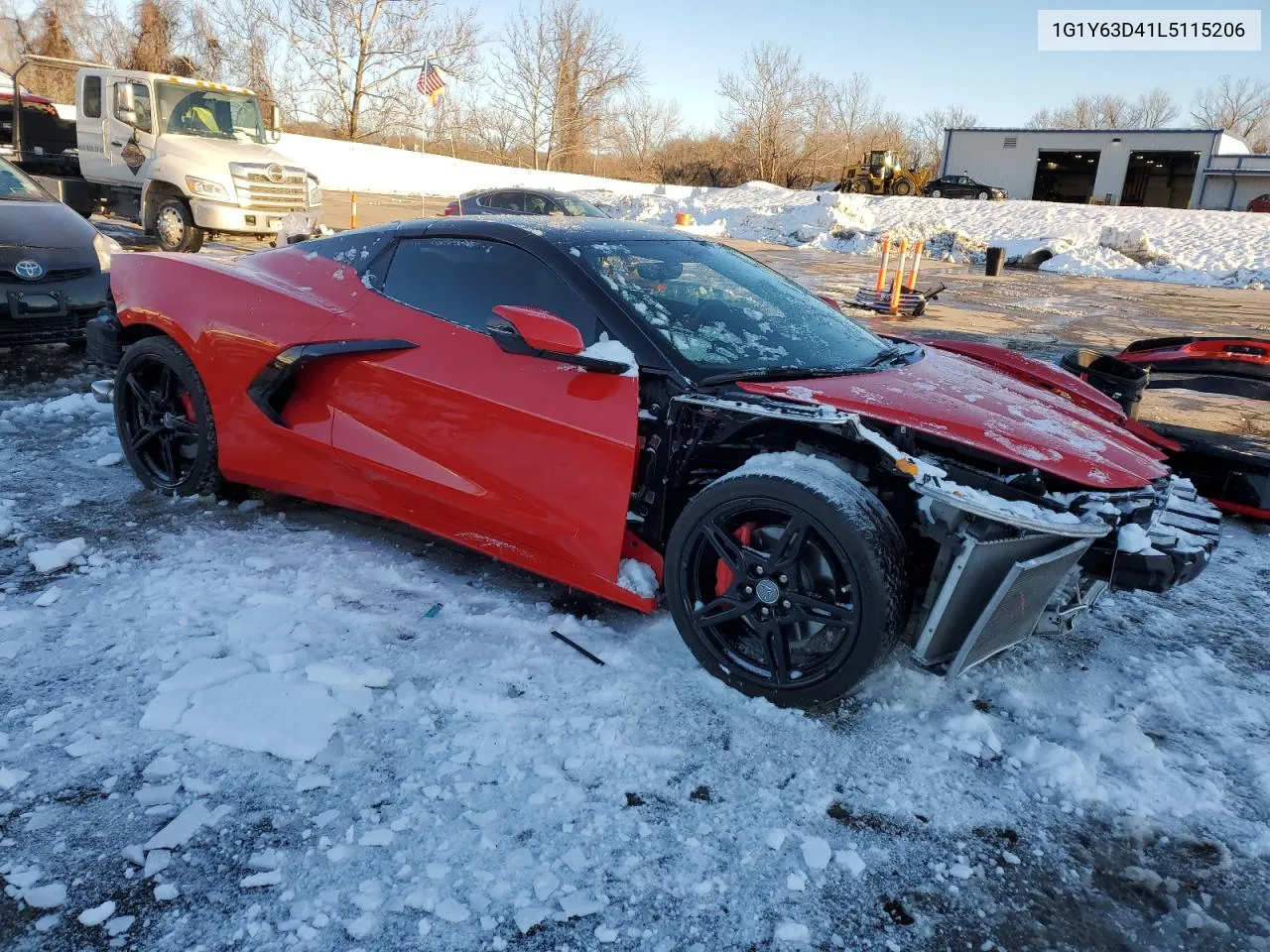 2020 Chevrolet Corvette Stingray 1Lt VIN: 1G1Y63D41L5115206 Lot: 88135025