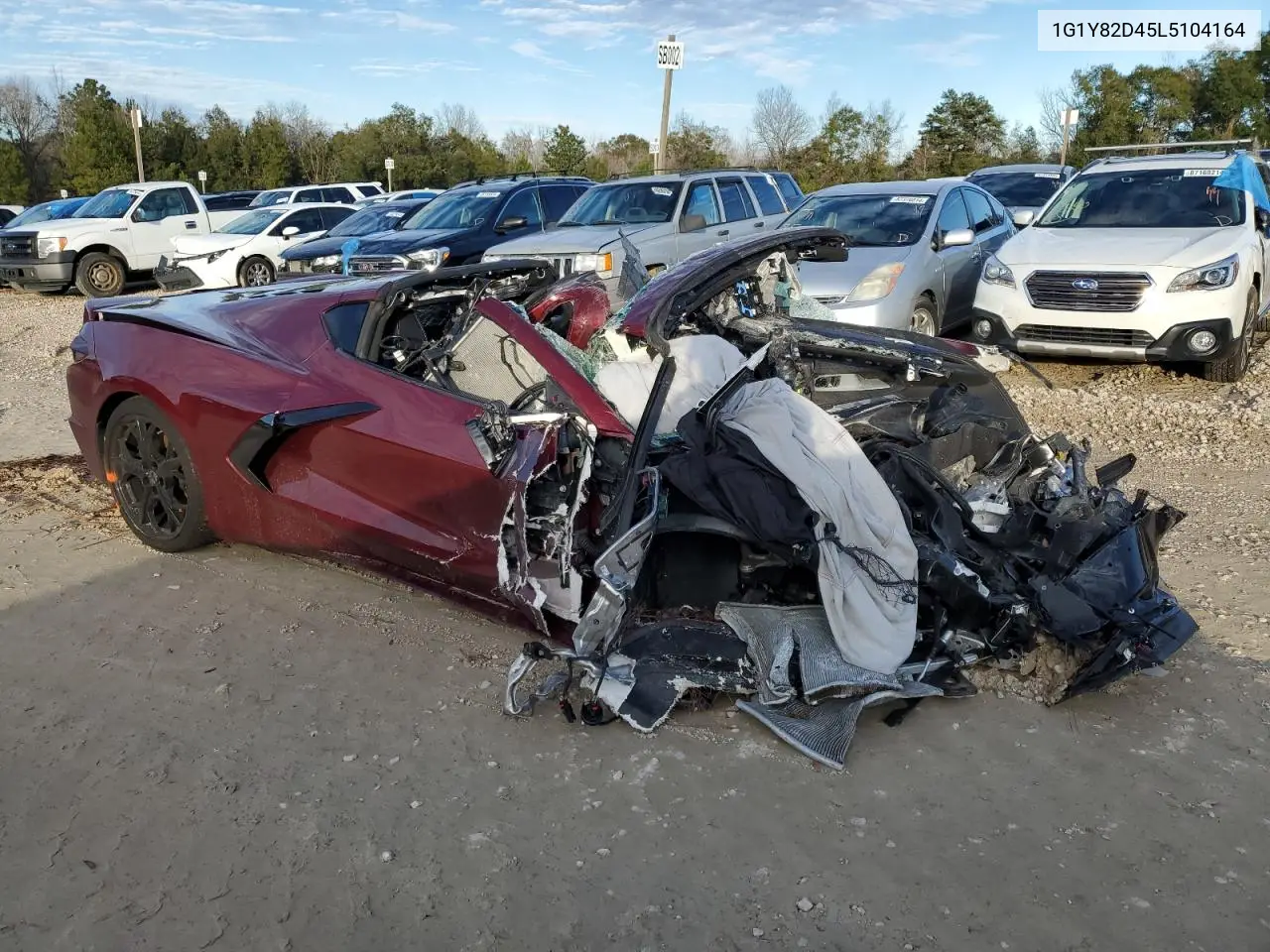 2020 Chevrolet Corvette Stingray 3Lt VIN: 1G1Y82D45L5104164 Lot: 88529715