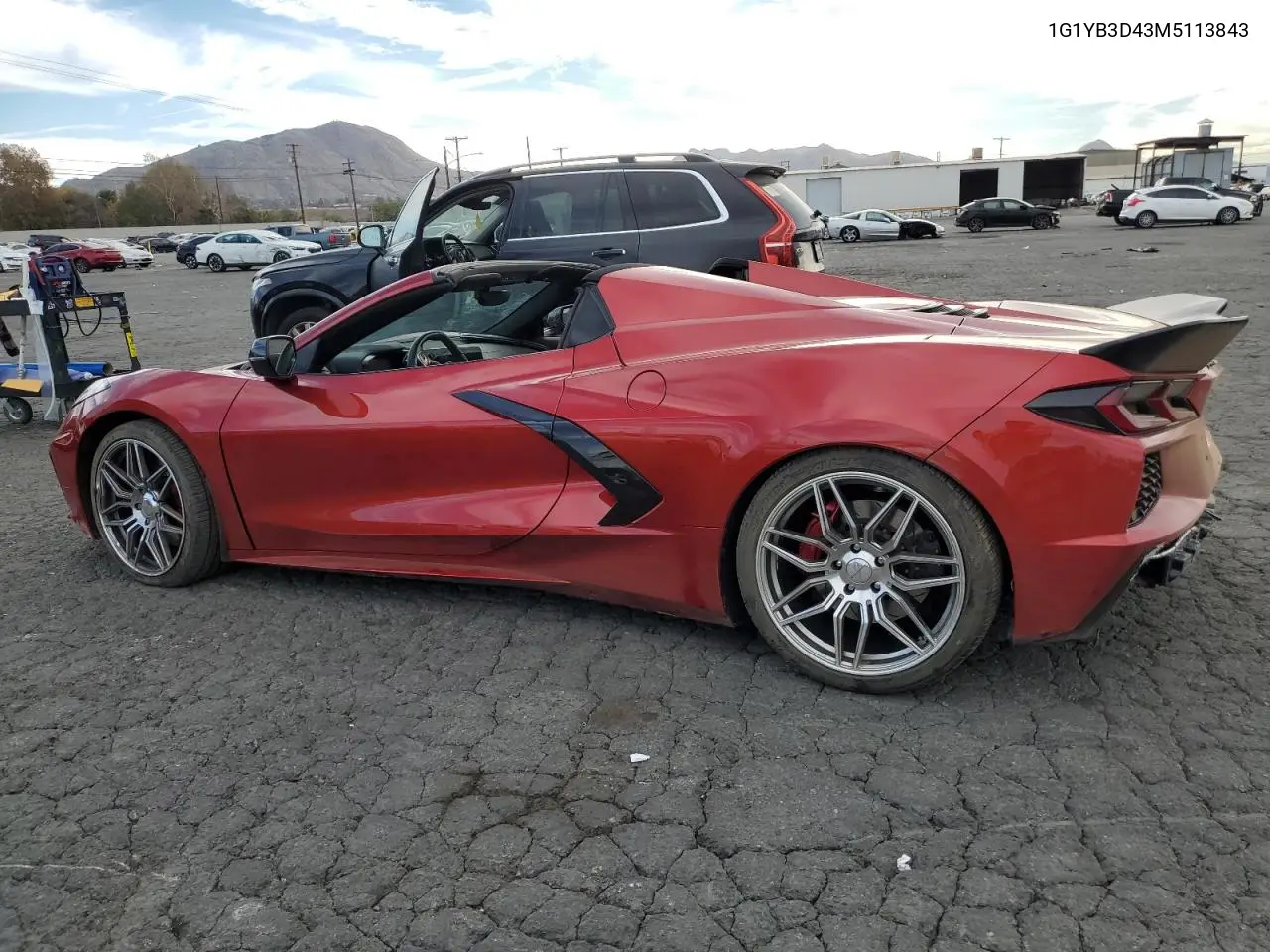 2021 Chevrolet Corvette Stingray 2Lt VIN: 1G1YB3D43M5113843 Lot: 41469765