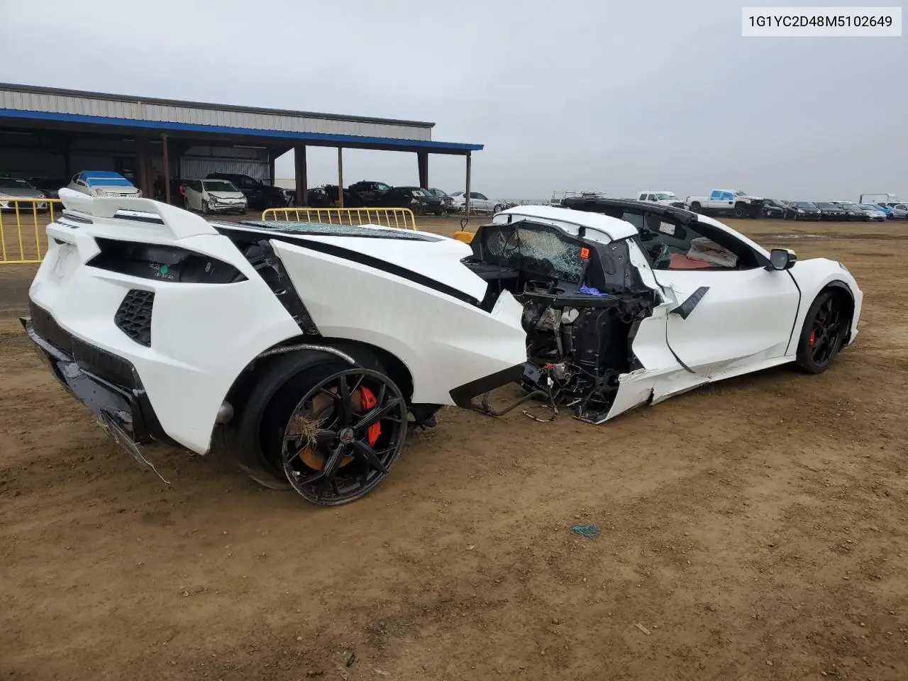 2021 Chevrolet Corvette Stingray 3Lt VIN: 1G1YC2D48M5102649 Lot: 45245515