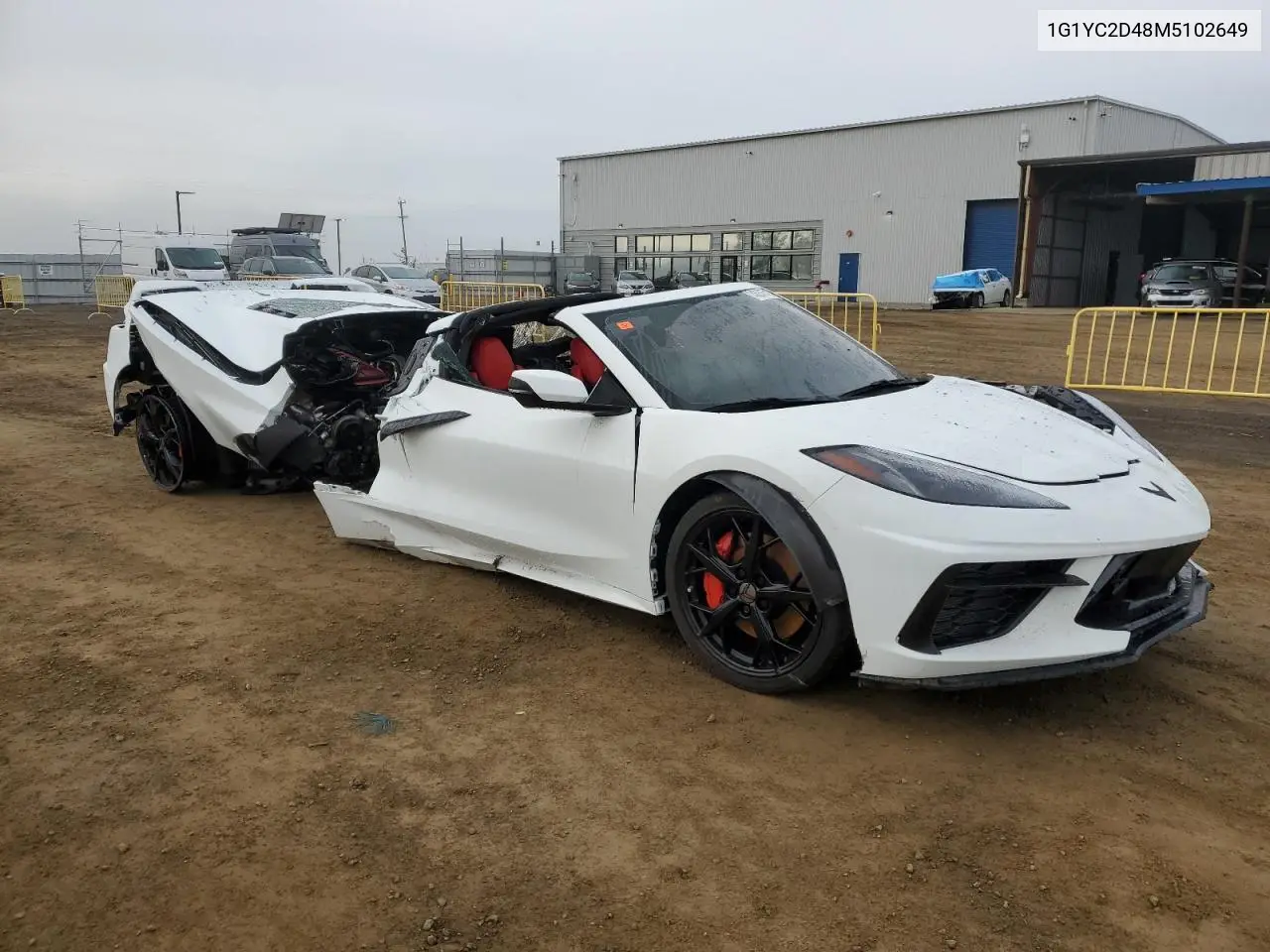 2021 Chevrolet Corvette Stingray 3Lt VIN: 1G1YC2D48M5102649 Lot: 45245515