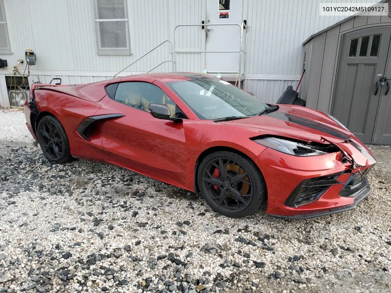 2021 Chevrolet Corvette Stingray 3Lt VIN: 1G1YC2D42M5109127 Lot: 53816365