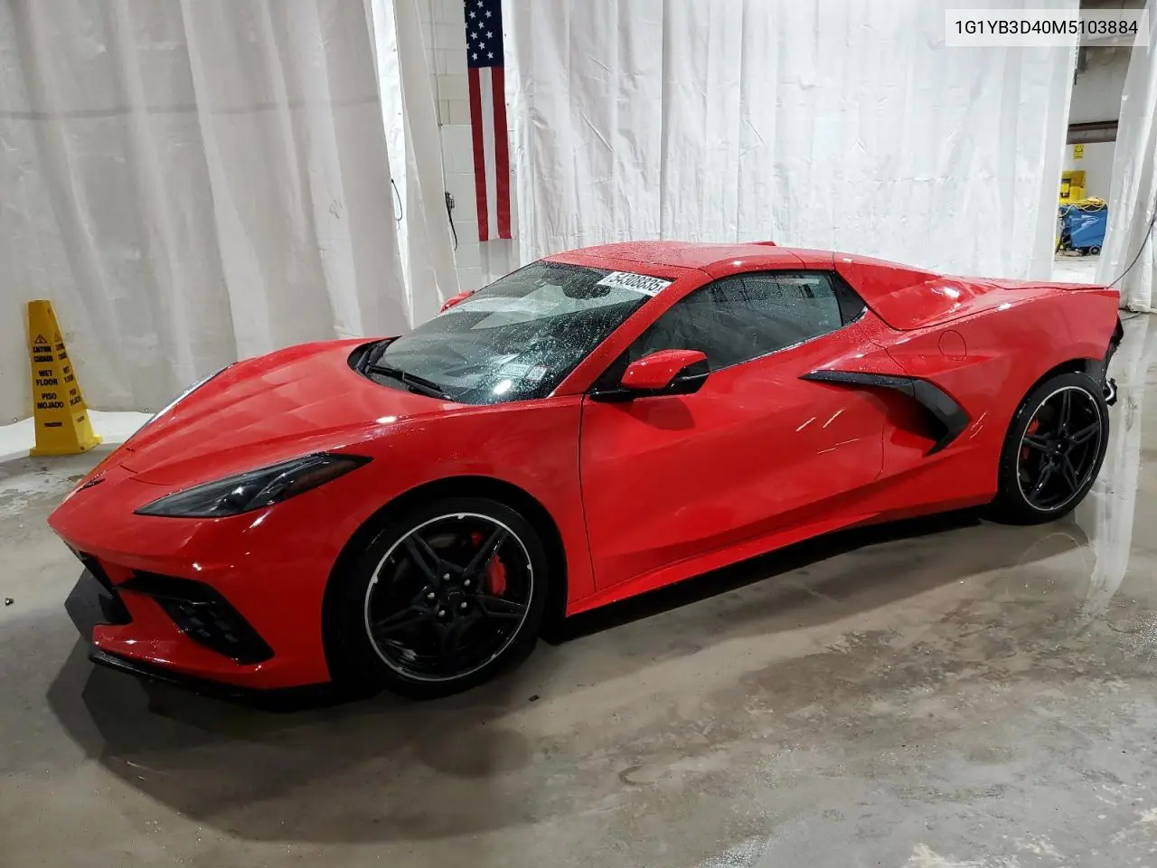 2021 Chevrolet Corvette Stingray 2Lt VIN: 1G1YB3D40M5103884 Lot: 54308835