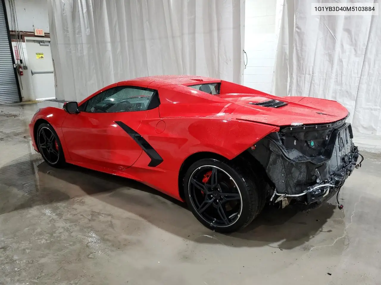 2021 Chevrolet Corvette Stingray 2Lt VIN: 1G1YB3D40M5103884 Lot: 54308835