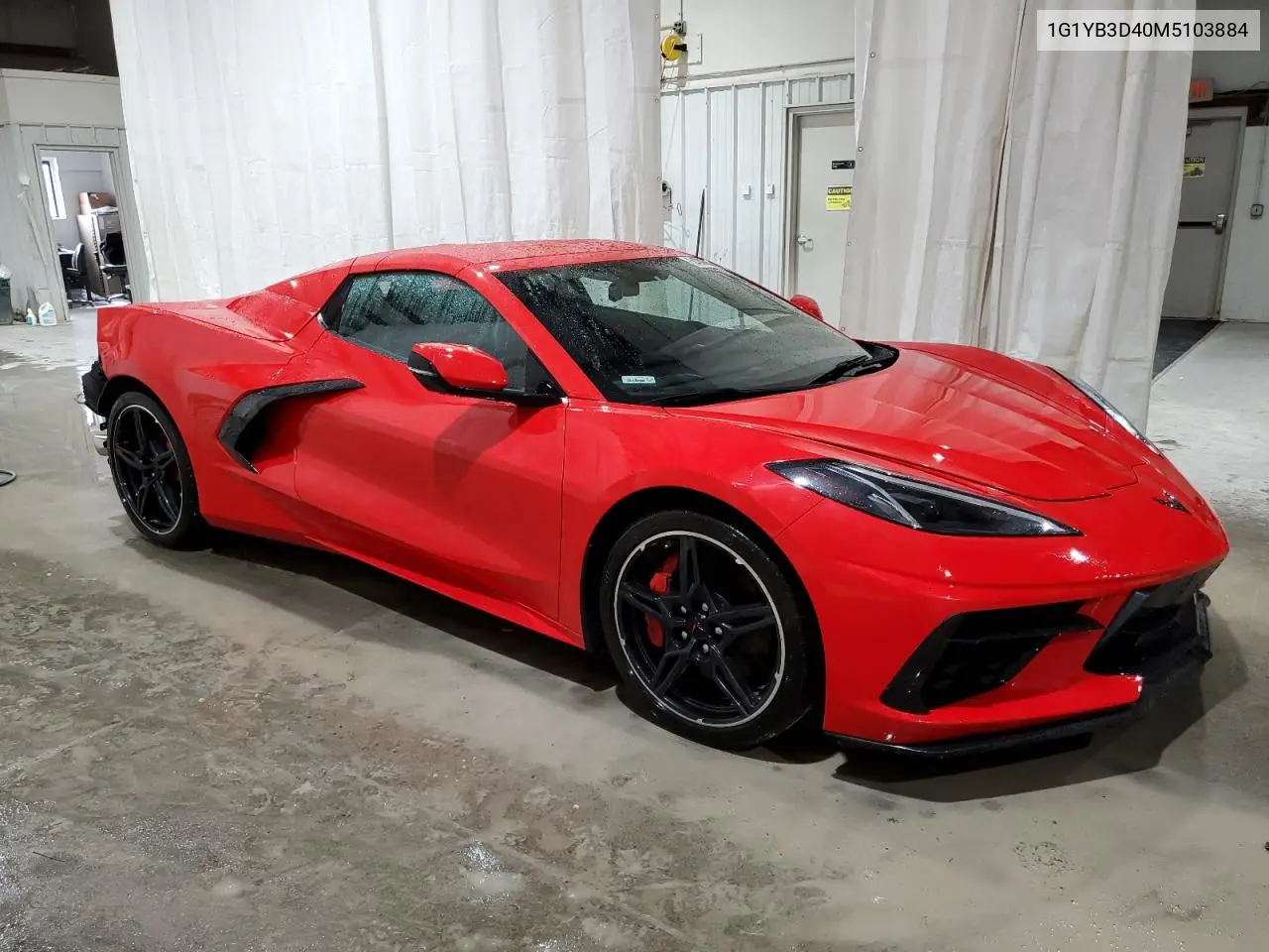 2021 Chevrolet Corvette Stingray 2Lt VIN: 1G1YB3D40M5103884 Lot: 54308835