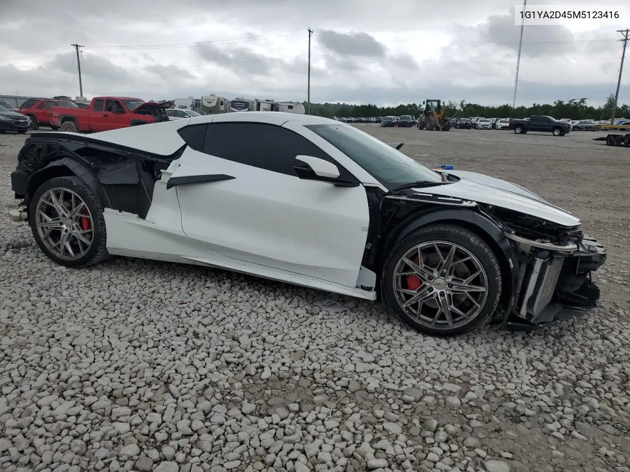 2021 Chevrolet Corvette Stingray 1Lt VIN: 1G1YA2D45M5123416 Lot: 58154245