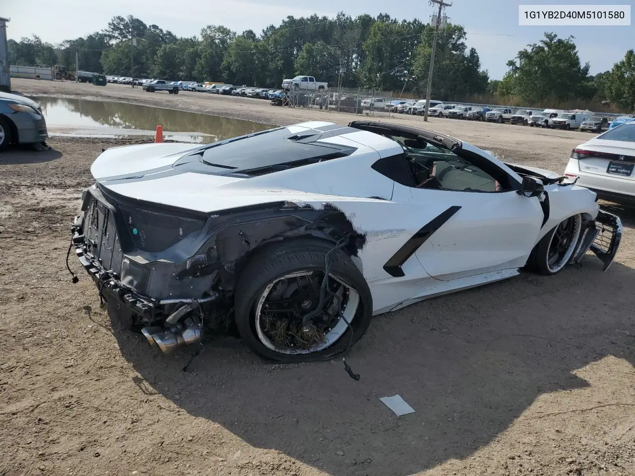 2021 Chevrolet Corvette Stingray 2Lt VIN: 1G1YB2D40M5101580 Lot: 58825865