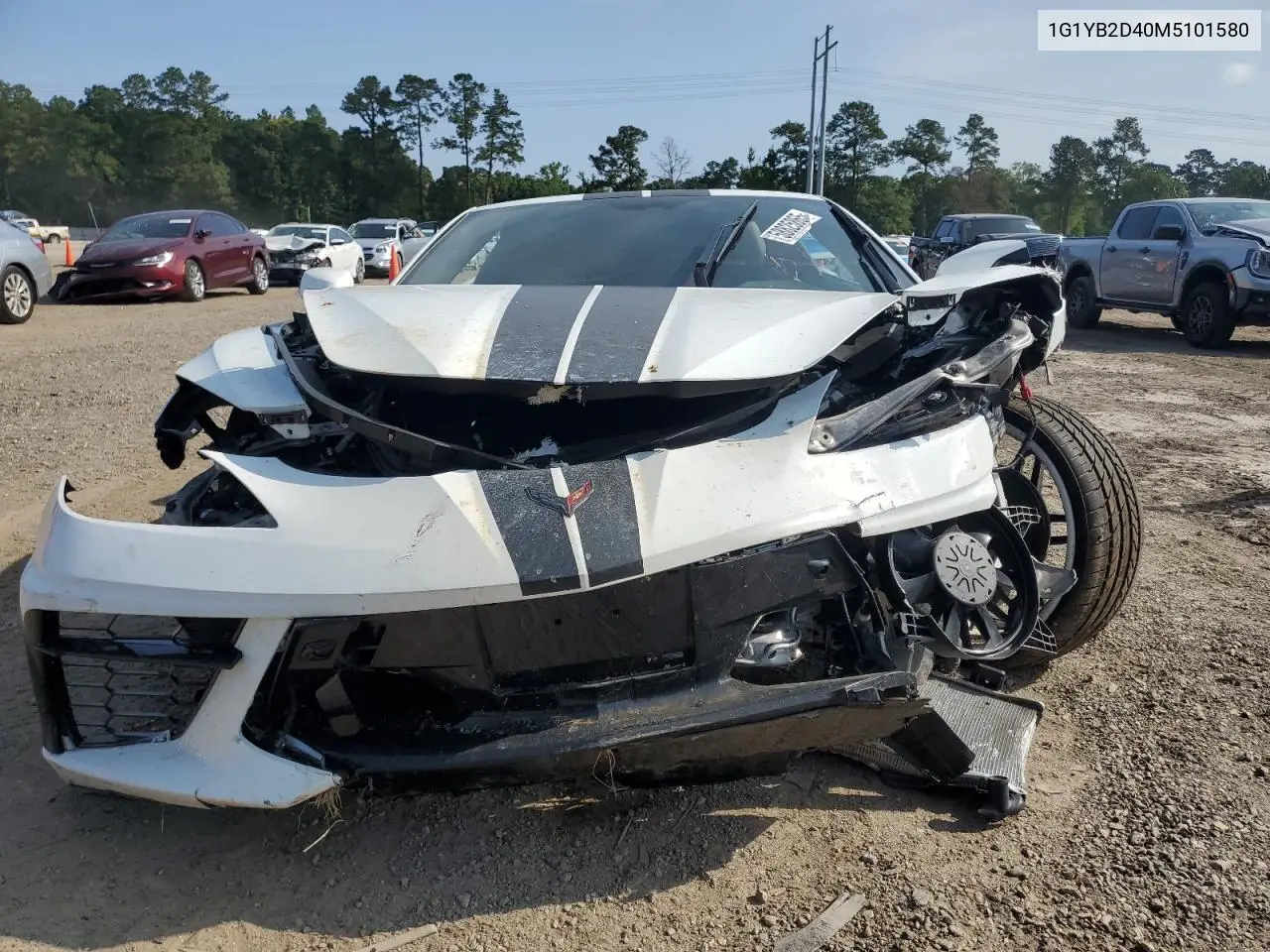 2021 Chevrolet Corvette Stingray 2Lt VIN: 1G1YB2D40M5101580 Lot: 58825865