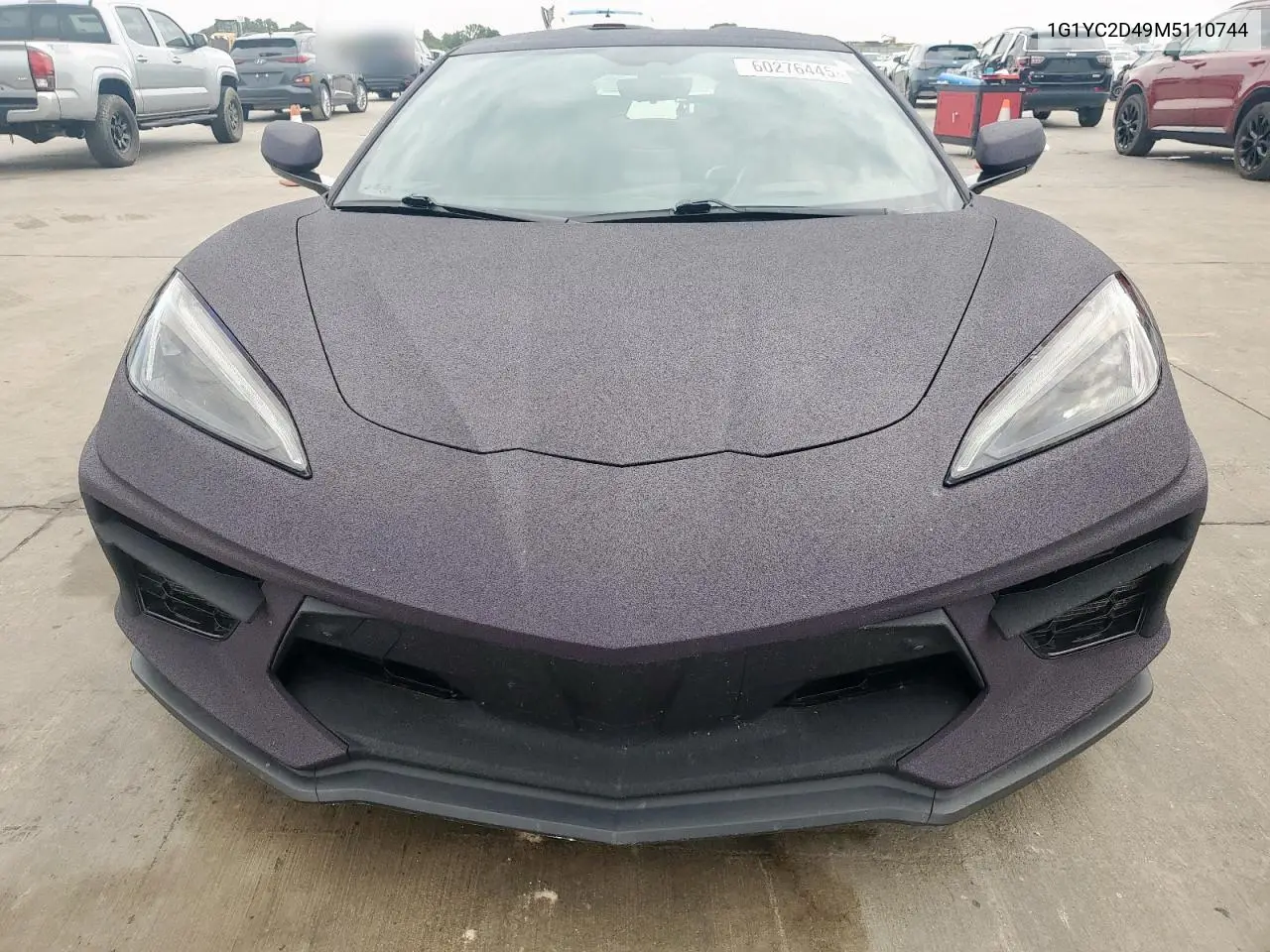 2021 Chevrolet Corvette Stingray 3Lt VIN: 1G1YC2D49M5110744 Lot: 60276445