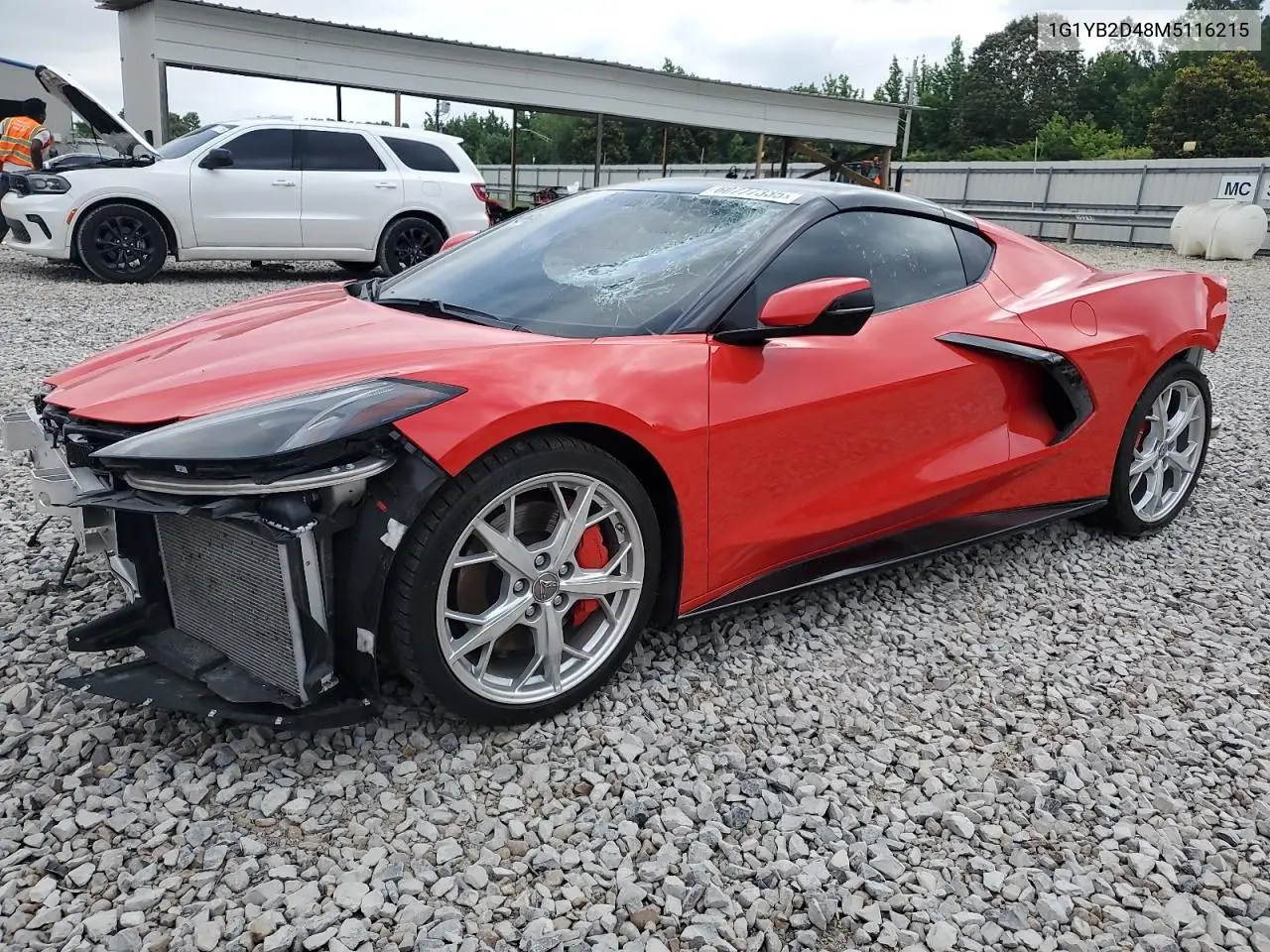 2021 Chevrolet Corvette Stingray 2Lt VIN: 1G1YB2D48M5116215 Lot: 60777335