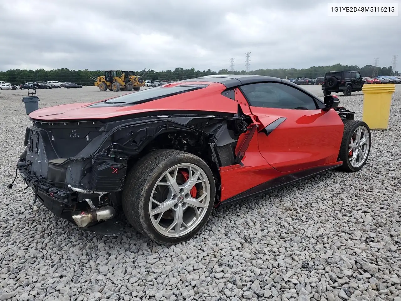 2021 Chevrolet Corvette Stingray 2Lt VIN: 1G1YB2D48M5116215 Lot: 60777335