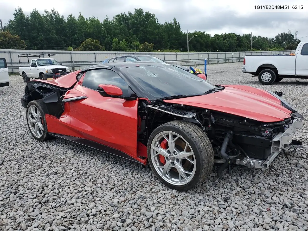 2021 Chevrolet Corvette Stingray 2Lt VIN: 1G1YB2D48M5116215 Lot: 60777335