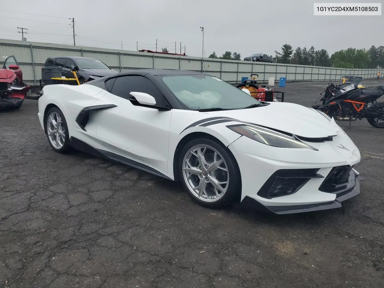 2021 Chevrolet Corvette Stingray 3Lt VIN: 1G1YC2D4XM5108503 Lot: 61218745