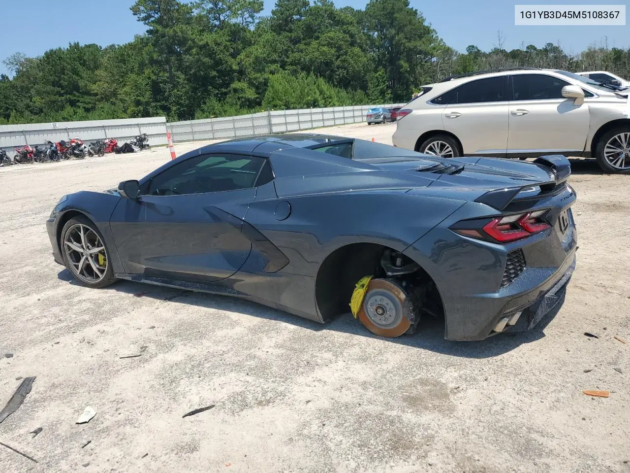 2021 Chevrolet Corvette Stingray 2Lt VIN: 1G1YB3D45M5108367 Lot: 61629165
