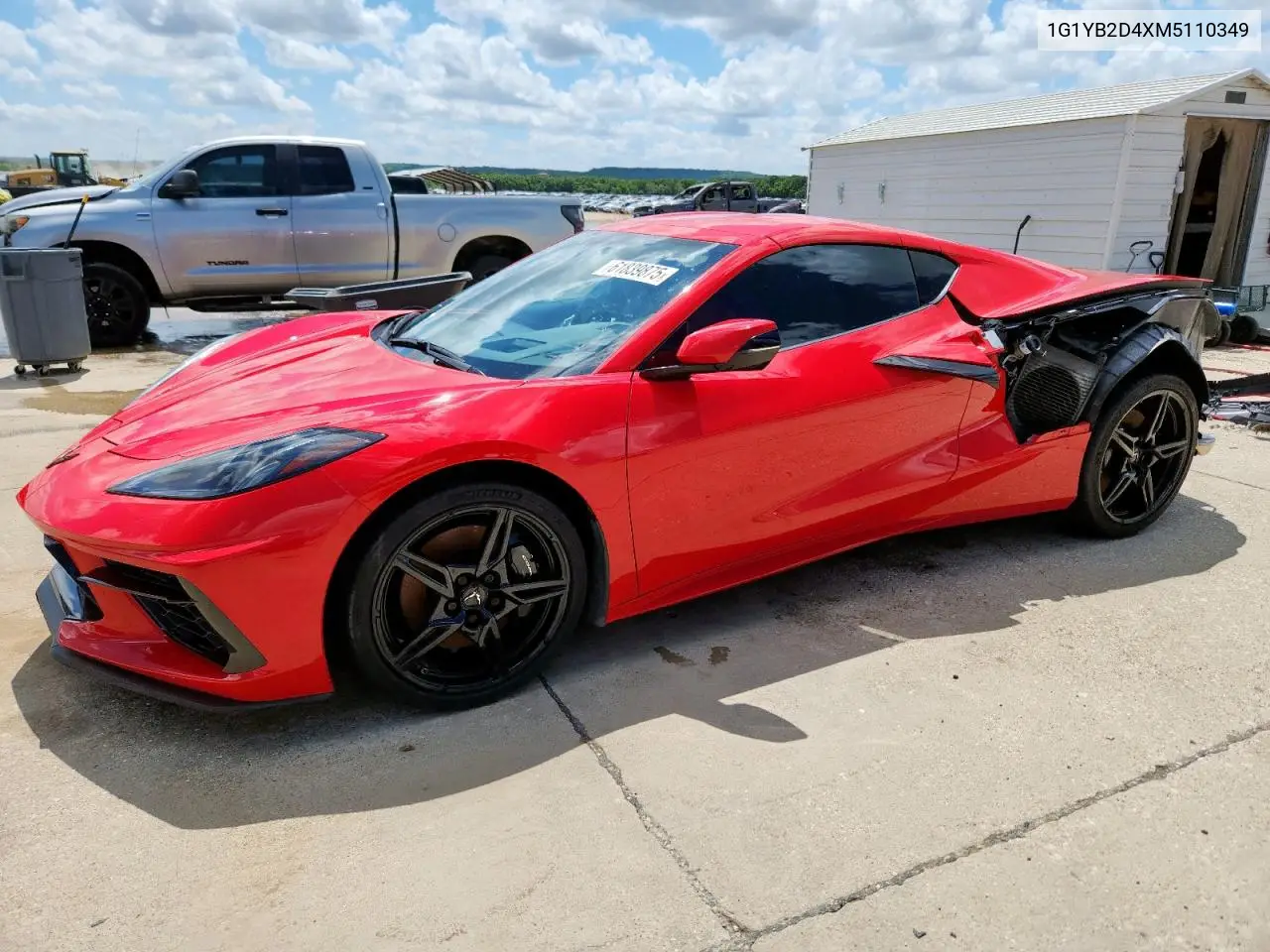 2021 Chevrolet Corvette Stingray 2Lt VIN: 1G1YB2D4XM5110349 Lot: 61839875