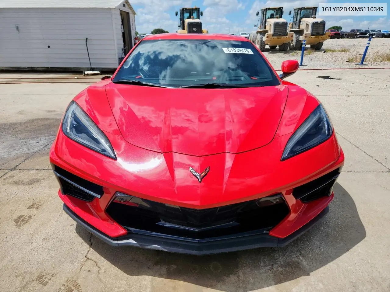 2021 Chevrolet Corvette Stingray 2Lt VIN: 1G1YB2D4XM5110349 Lot: 61839875