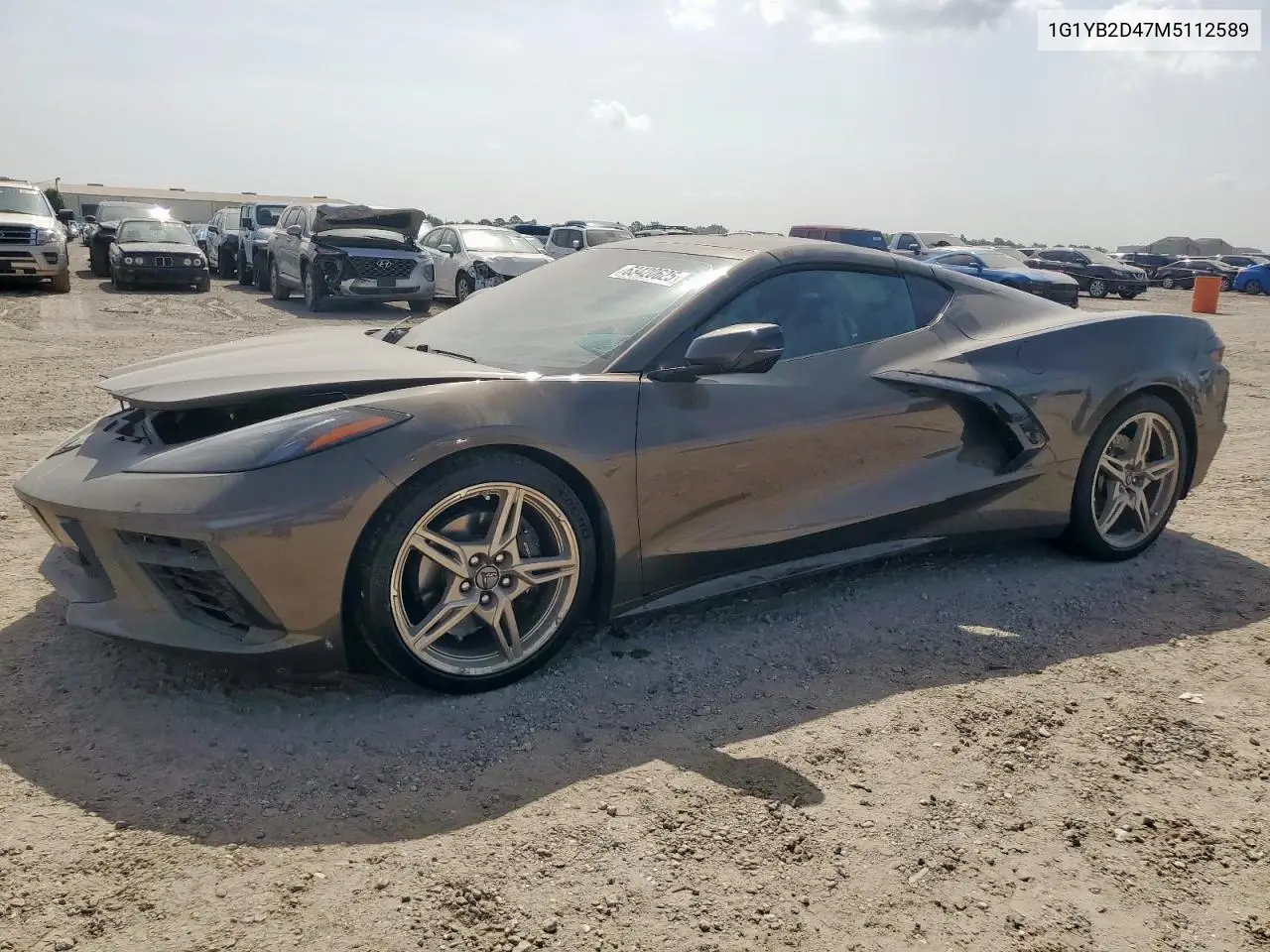 2021 Chevrolet Corvette Stingray 2Lt VIN: 1G1YB2D47M5112589 Lot: 63420625