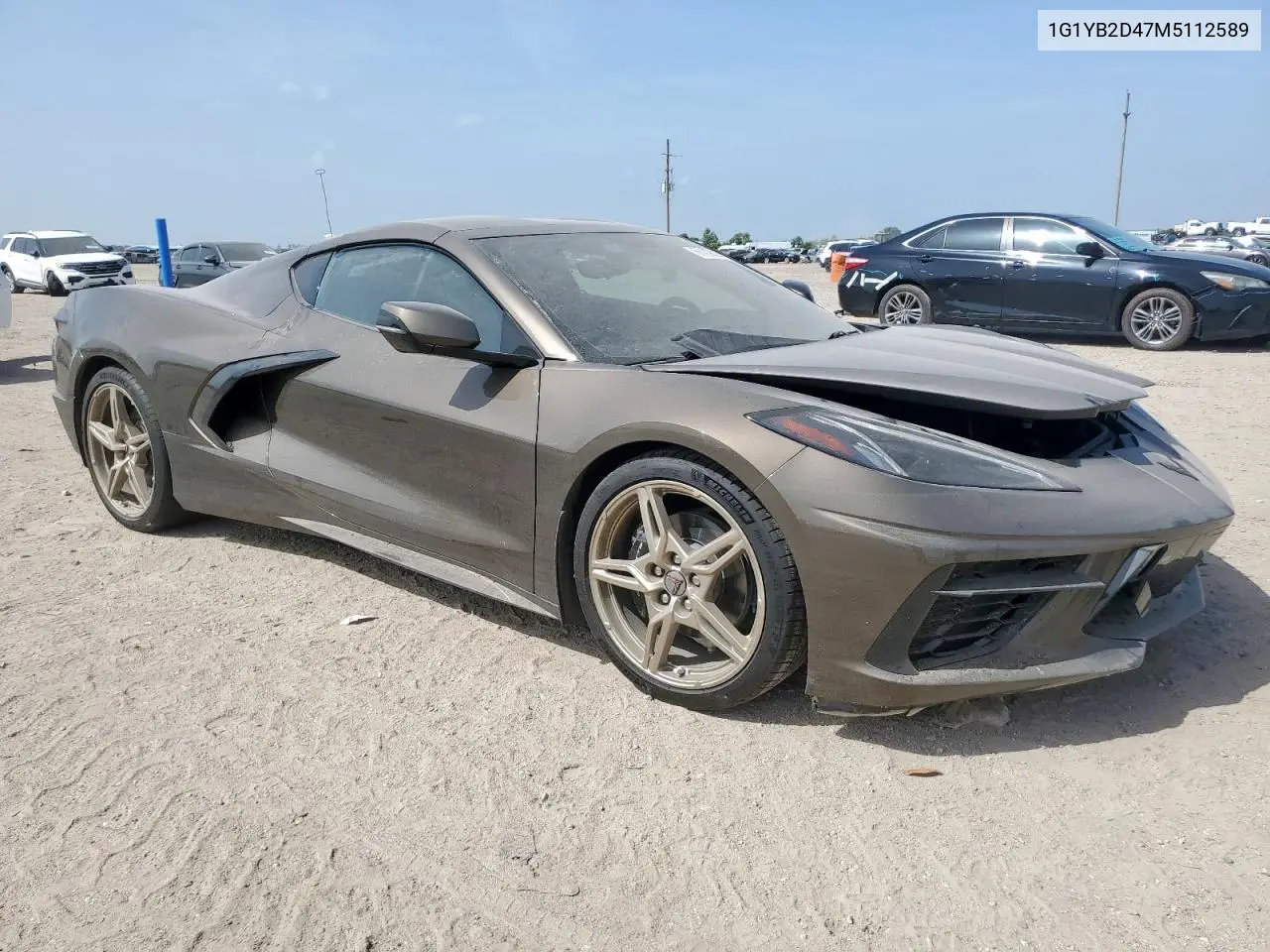 2021 Chevrolet Corvette Stingray 2Lt VIN: 1G1YB2D47M5112589 Lot: 63420625