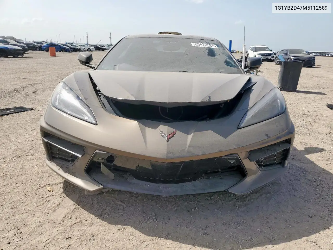 2021 Chevrolet Corvette Stingray 2Lt VIN: 1G1YB2D47M5112589 Lot: 63420625