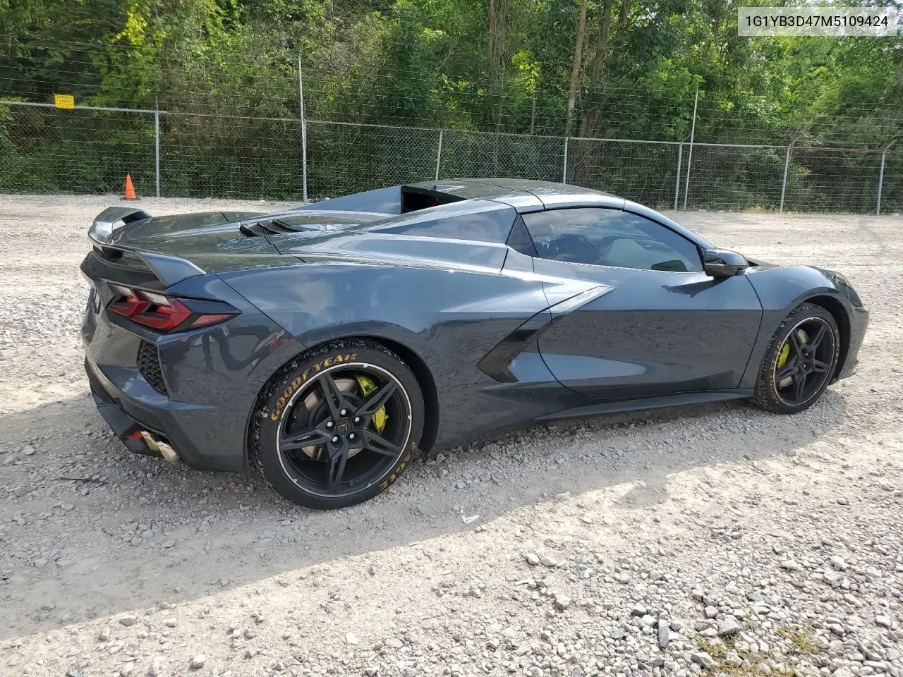 2021 Chevrolet Corvette Stingray 2Lt VIN: 1G1YB3D47M5109424 Lot: 65751525