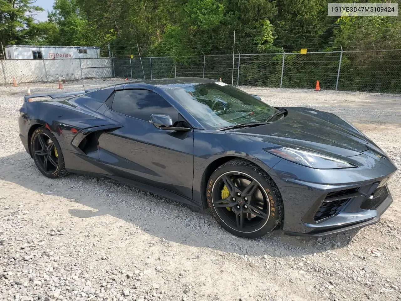 2021 Chevrolet Corvette Stingray 2Lt VIN: 1G1YB3D47M5109424 Lot: 65751525