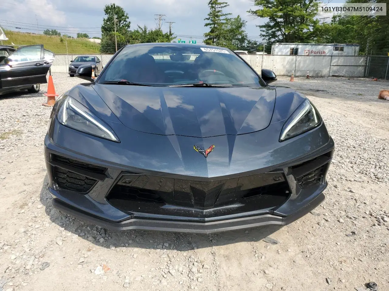 2021 Chevrolet Corvette Stingray 2Lt VIN: 1G1YB3D47M5109424 Lot: 65751525