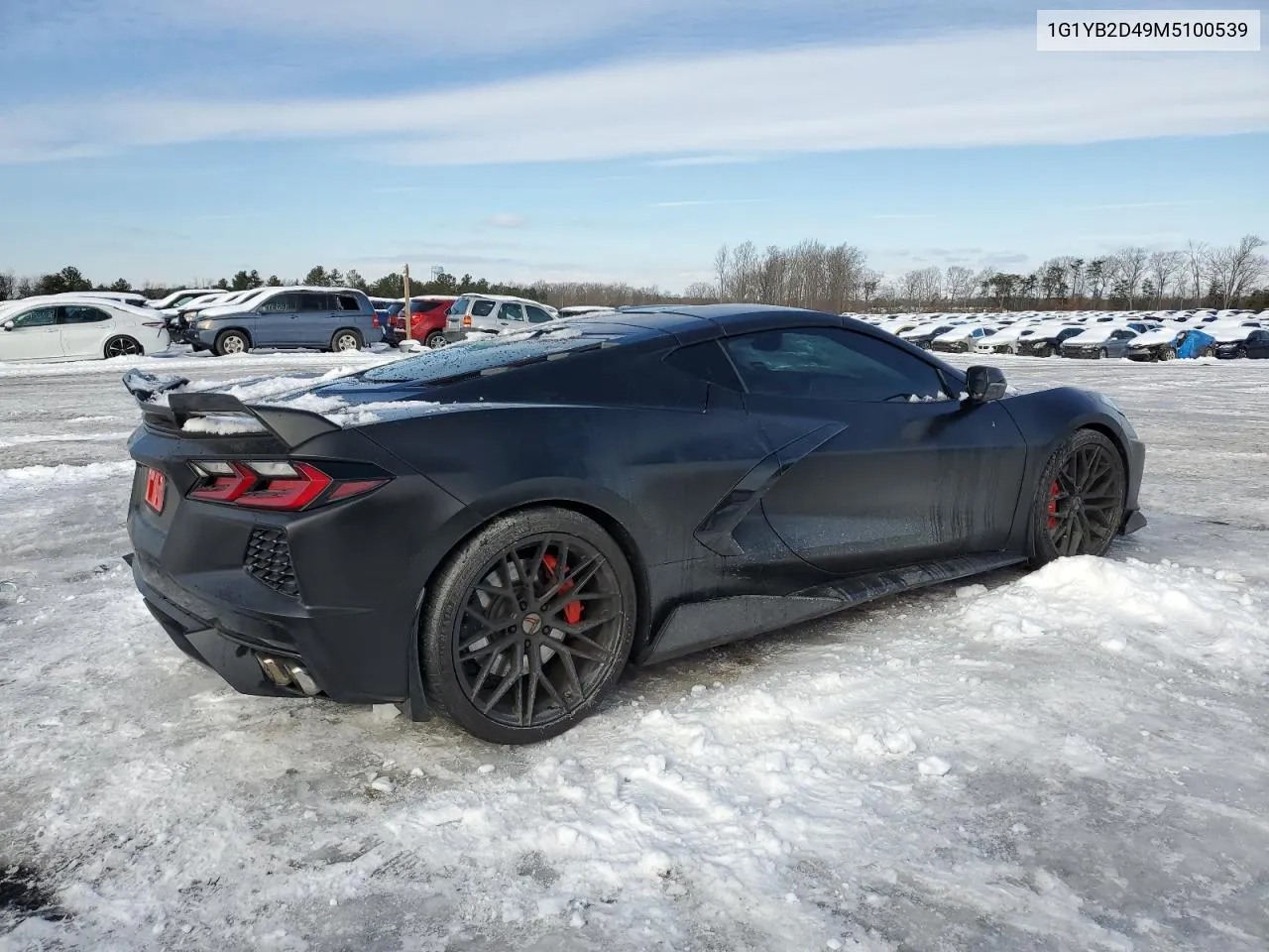 2021 Chevrolet Corvette Stingray 2Lt VIN: 1G1YB2D49M5100539 Lot: 87811275