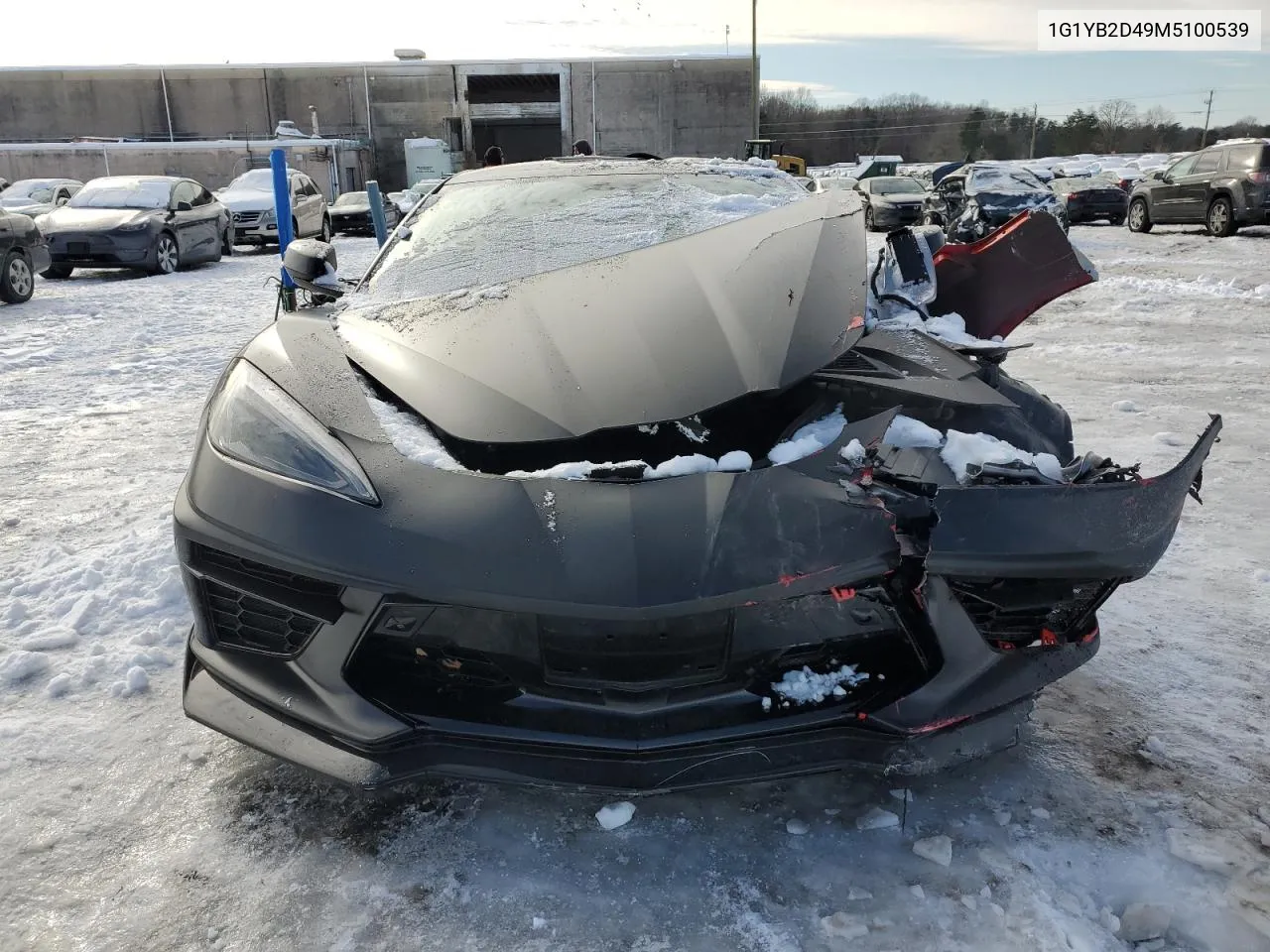 2021 Chevrolet Corvette Stingray 2Lt VIN: 1G1YB2D49M5100539 Lot: 87811275