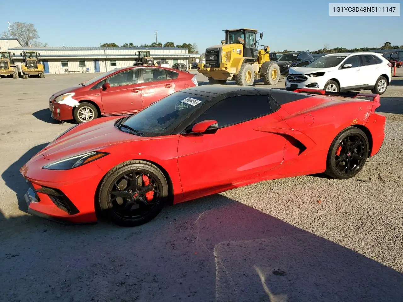 2022 Chevrolet Corvette Stingray 3Lt VIN: 1G1YC3D48N5111147 Lot: 50664765