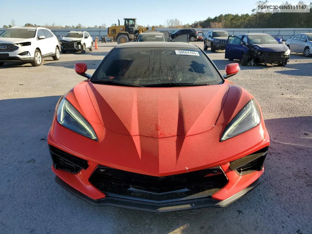 2022 Chevrolet Corvette Stingray 3Lt VIN: 1G1YC3D48N5111147 Lot: 50664765