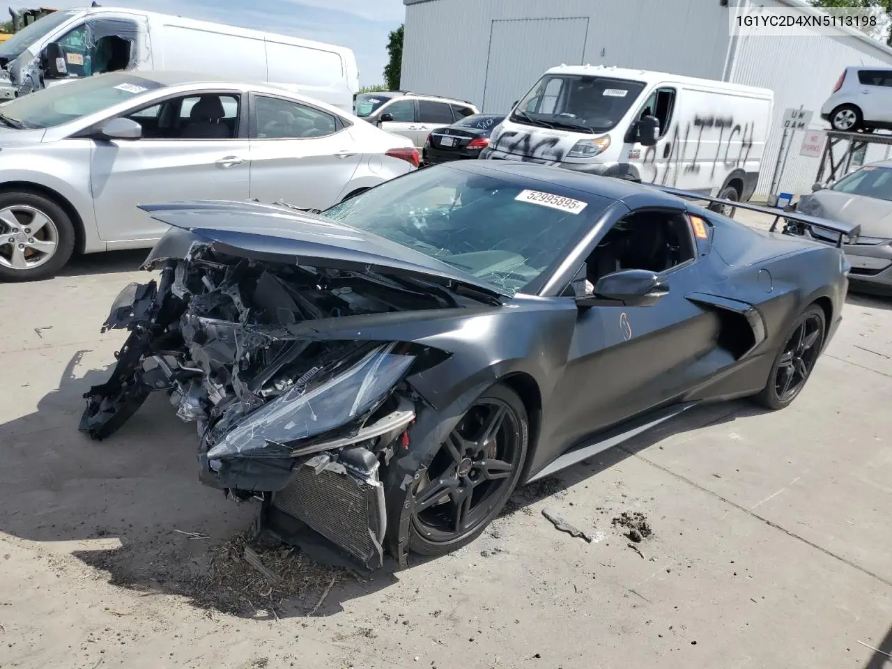2022 Chevrolet Corvette Stingray 3Lt VIN: 1G1YC2D4XN5113198 Lot: 52995895