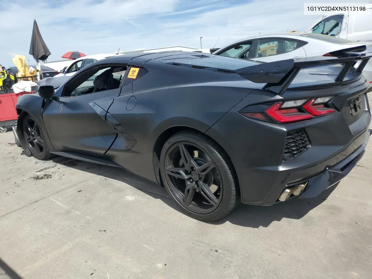 2022 Chevrolet Corvette Stingray 3Lt VIN: 1G1YC2D4XN5113198 Lot: 52995895