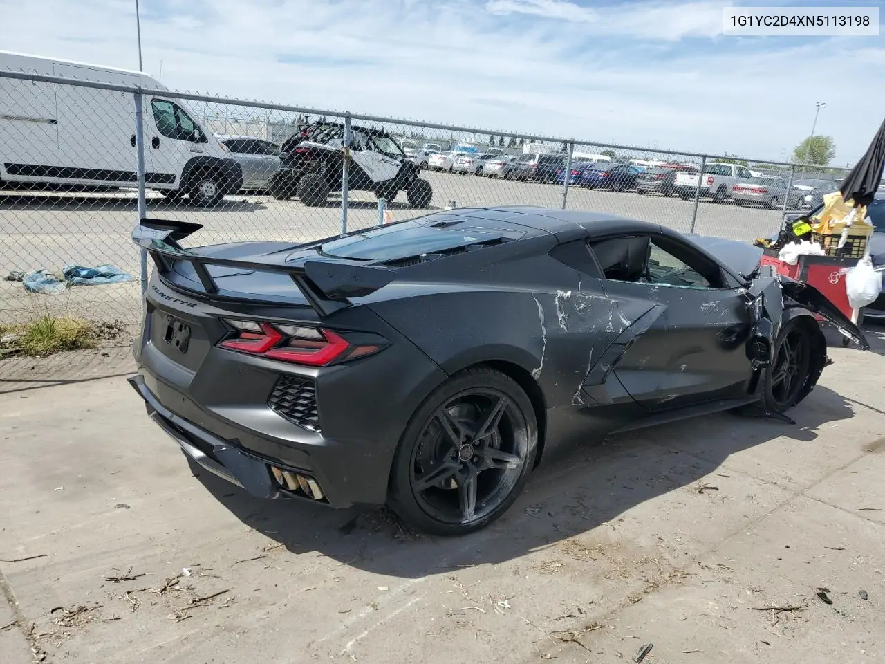 2022 Chevrolet Corvette Stingray 3Lt VIN: 1G1YC2D4XN5113198 Lot: 52995895
