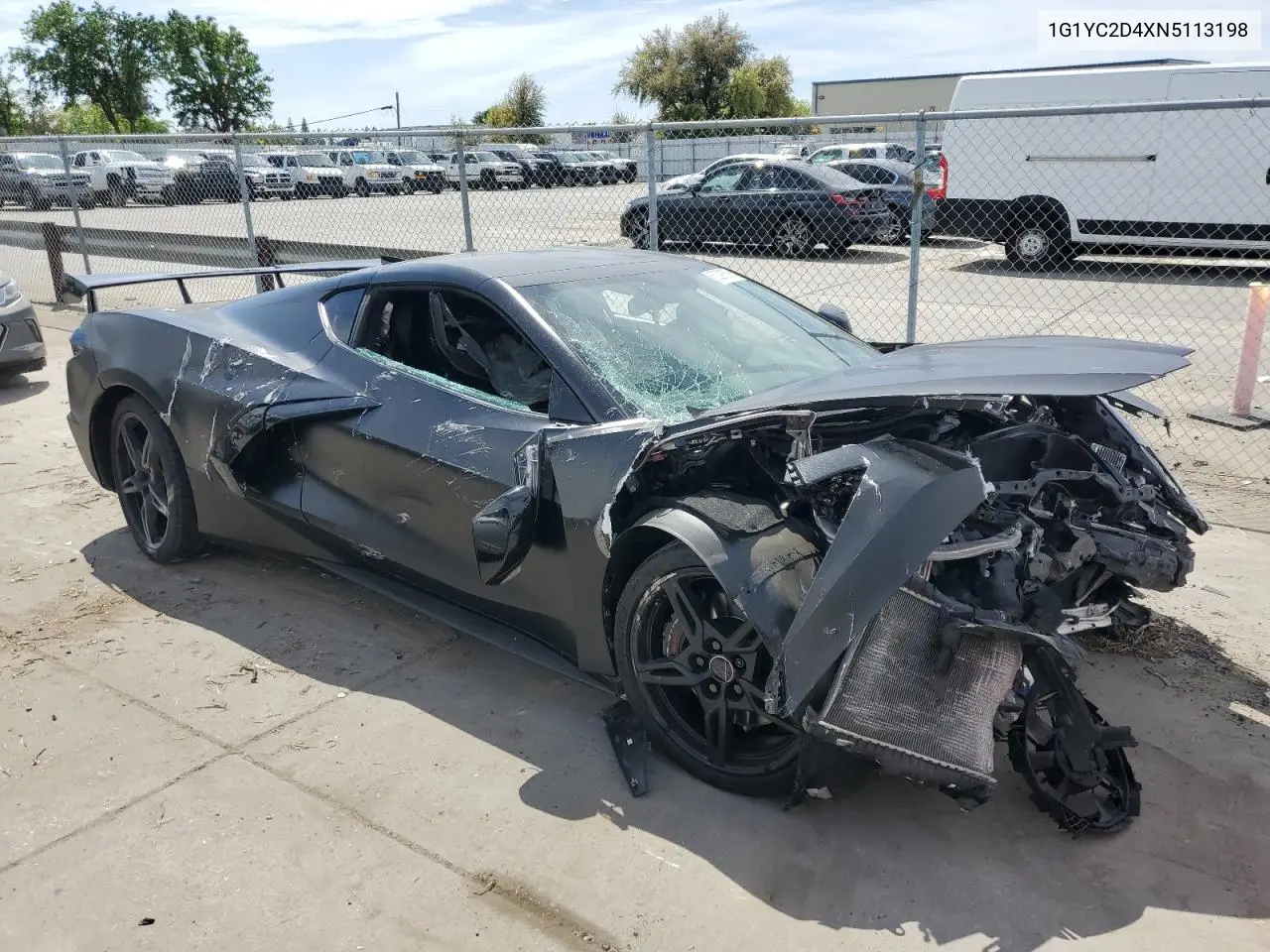 2022 Chevrolet Corvette Stingray 3Lt VIN: 1G1YC2D4XN5113198 Lot: 52995895