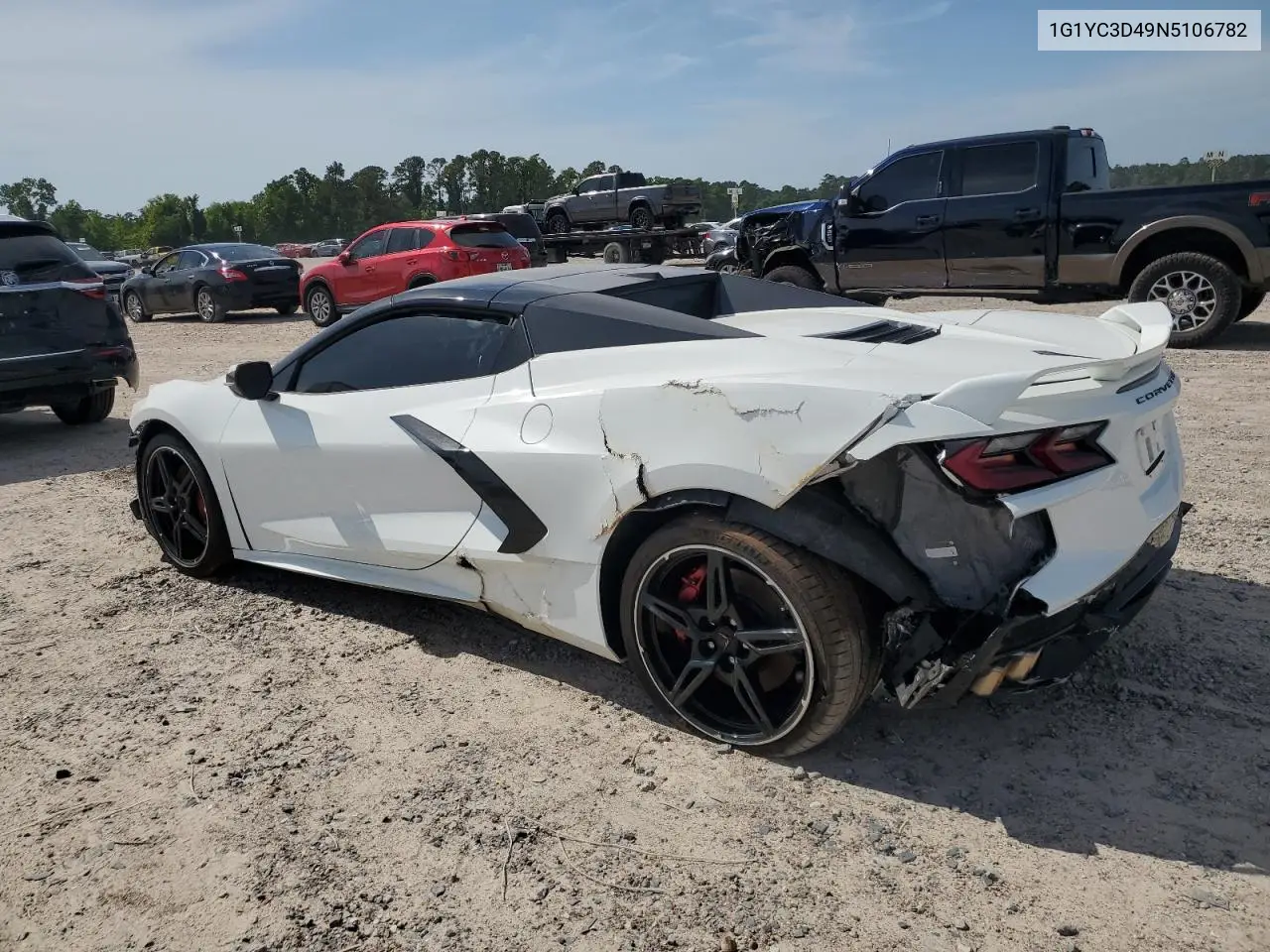 2022 Chevrolet Corvette Stingray 3Lt VIN: 1G1YC3D49N5106782 Lot: 53880995