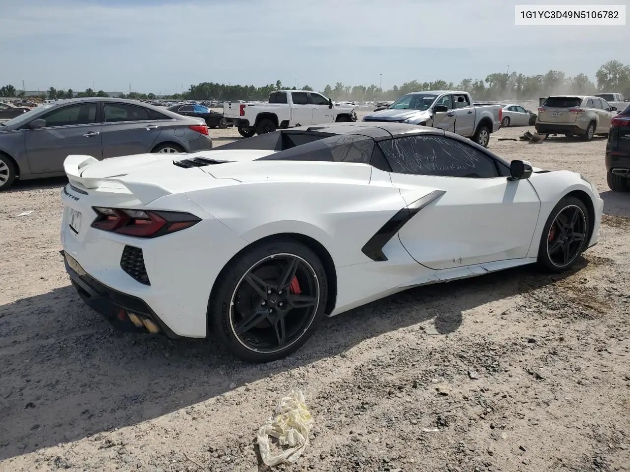 2022 Chevrolet Corvette Stingray 3Lt VIN: 1G1YC3D49N5106782 Lot: 53880995