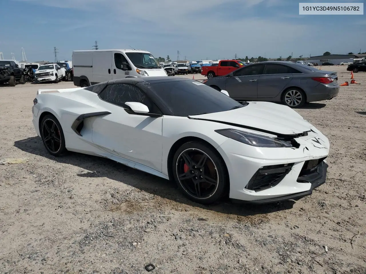 2022 Chevrolet Corvette Stingray 3Lt VIN: 1G1YC3D49N5106782 Lot: 53880995